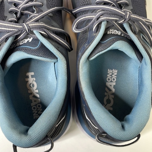 Hoka one one M Bondi 7 ombré blue provincial Mens size 11.5 - Picture 4 of 13